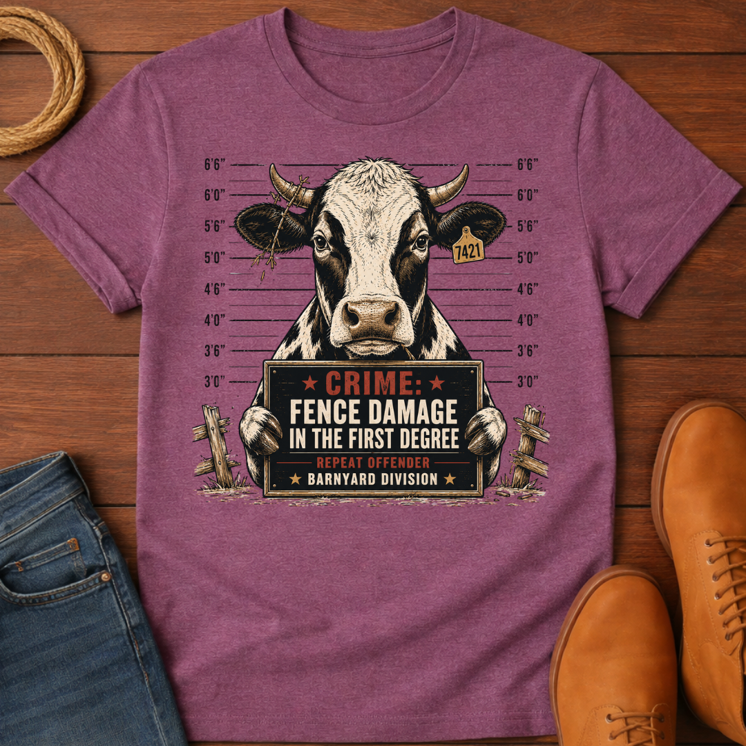 Cow Mugshot T-Shirt