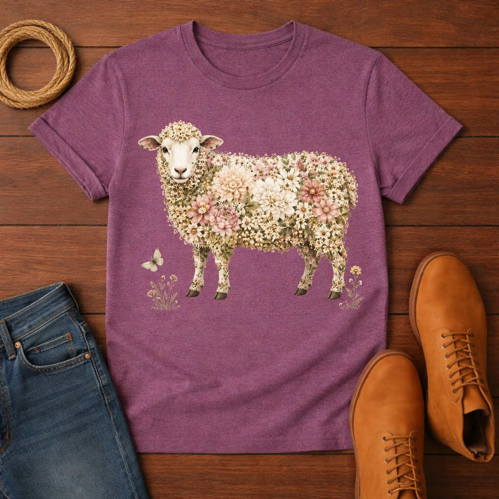Rose Sheep T-Shirt