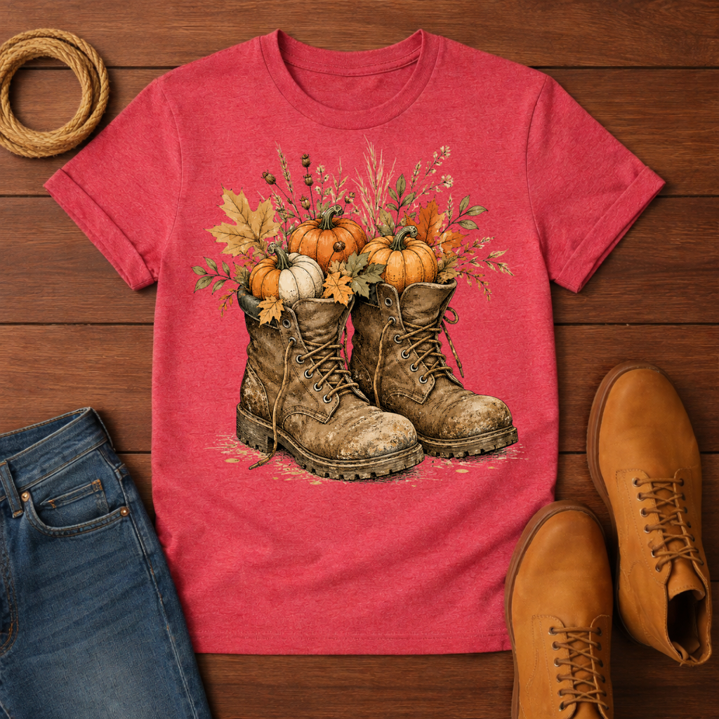Boots and Pumpkins T-Shirt