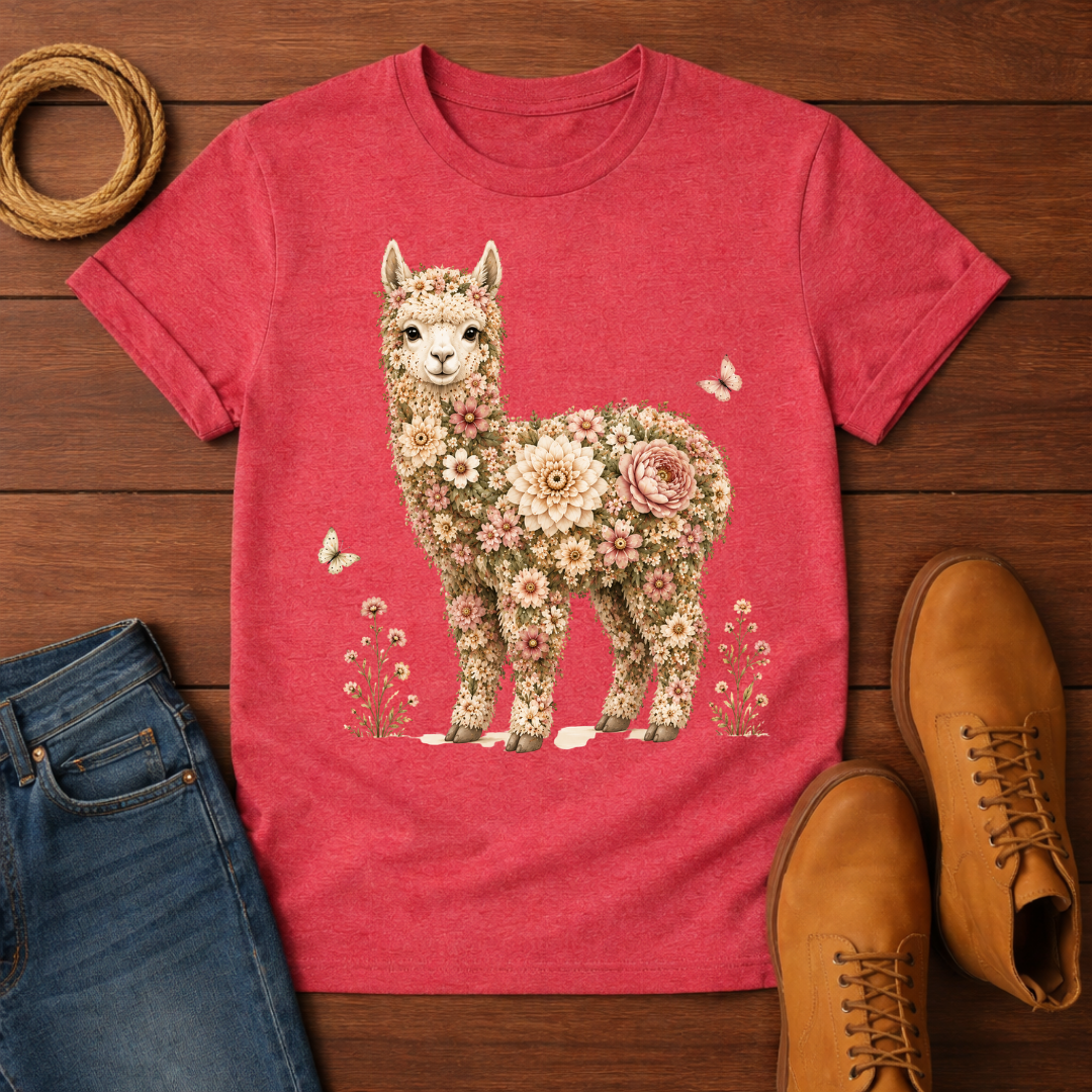Rose Alpaca T-Shirt