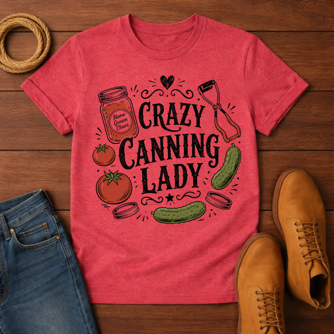 Crazy Canning Lady T-Shirt