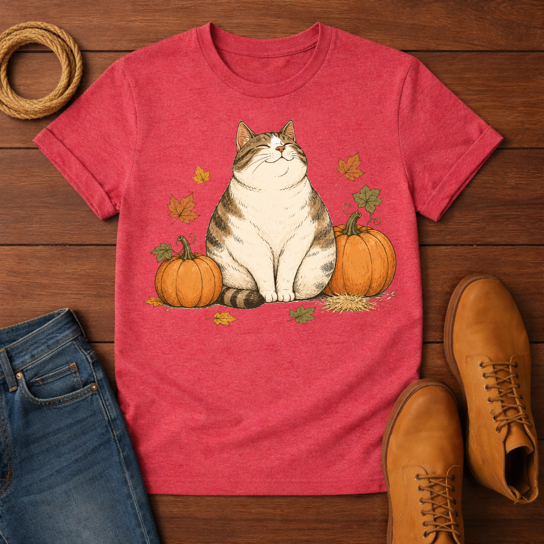 Cats and Pumpkins T-Shirt