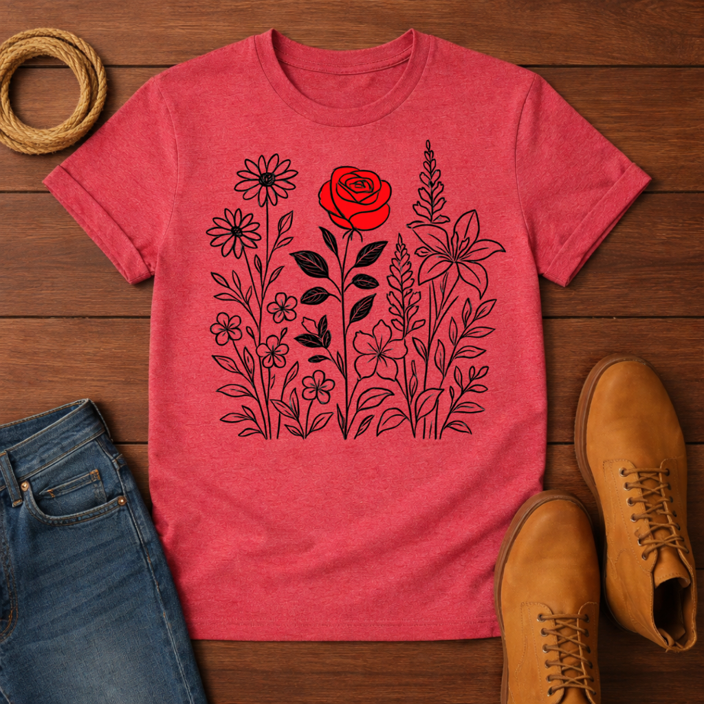 Red Rose T-Shirt