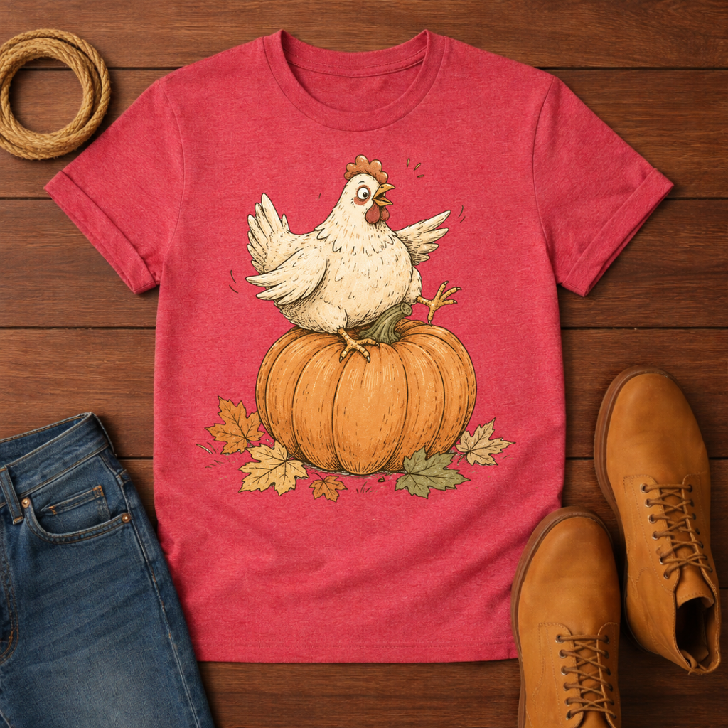 Chickens and Pumpkins 2 T-Shirt