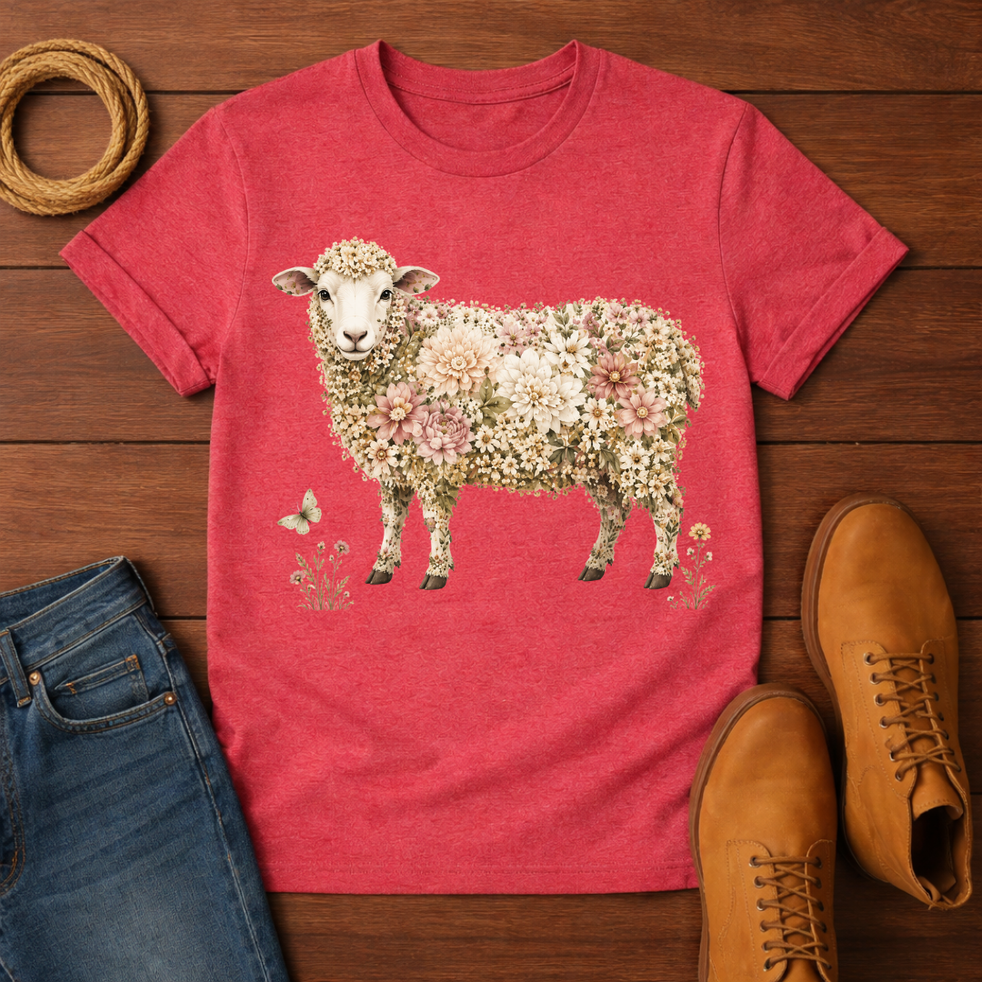 Rose Sheep T-Shirt