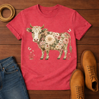 Rose Cow T-Shirt