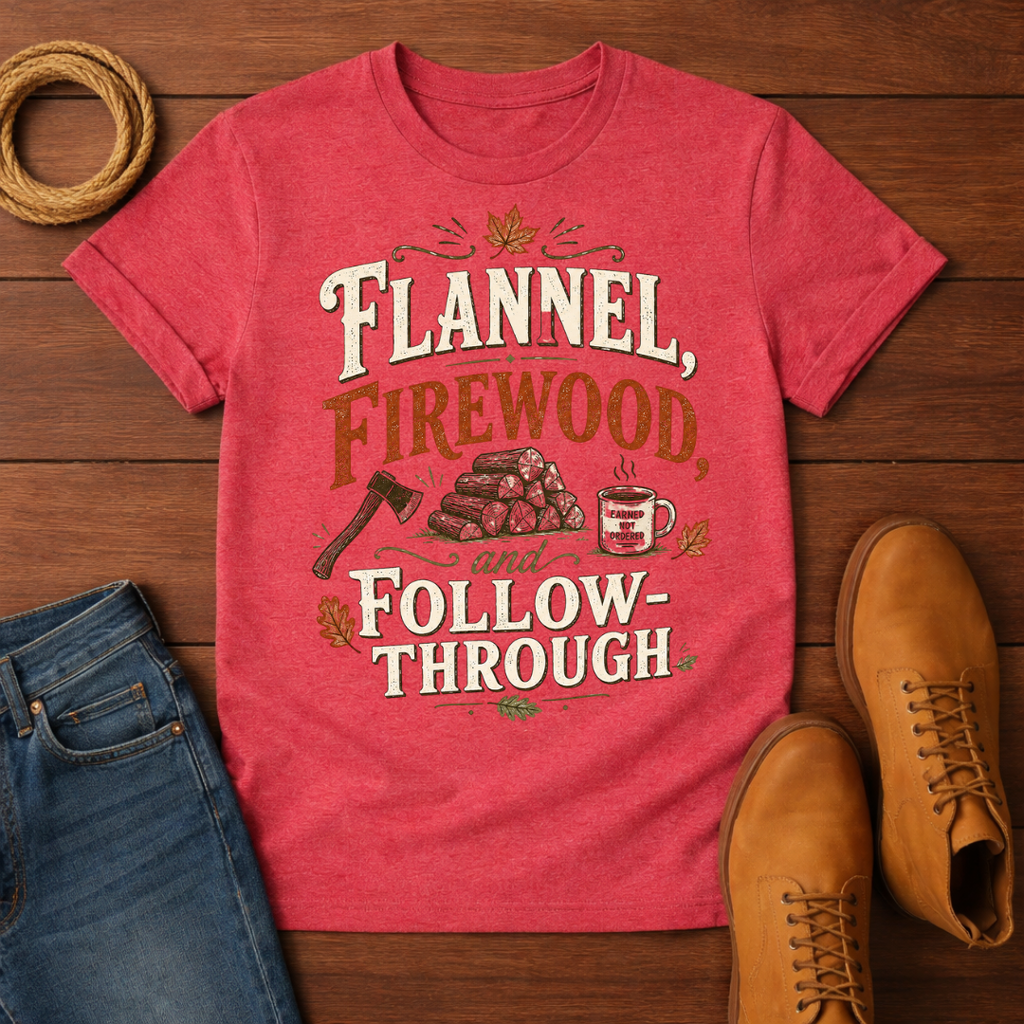 Flannel & Firewood T-Shirt