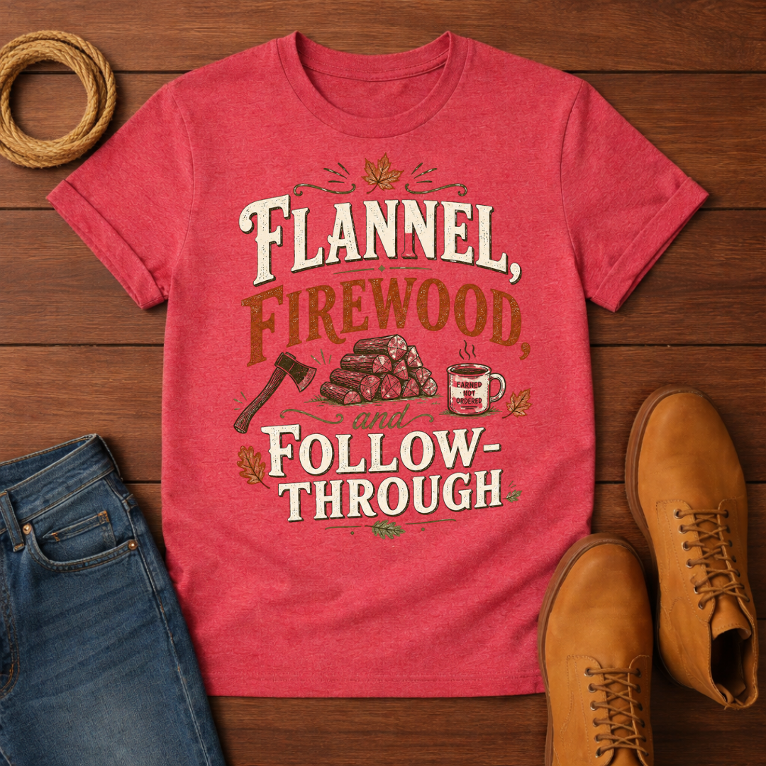 Flannel & Firewood T-Shirt