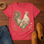 Rose Rooster T-Shirt