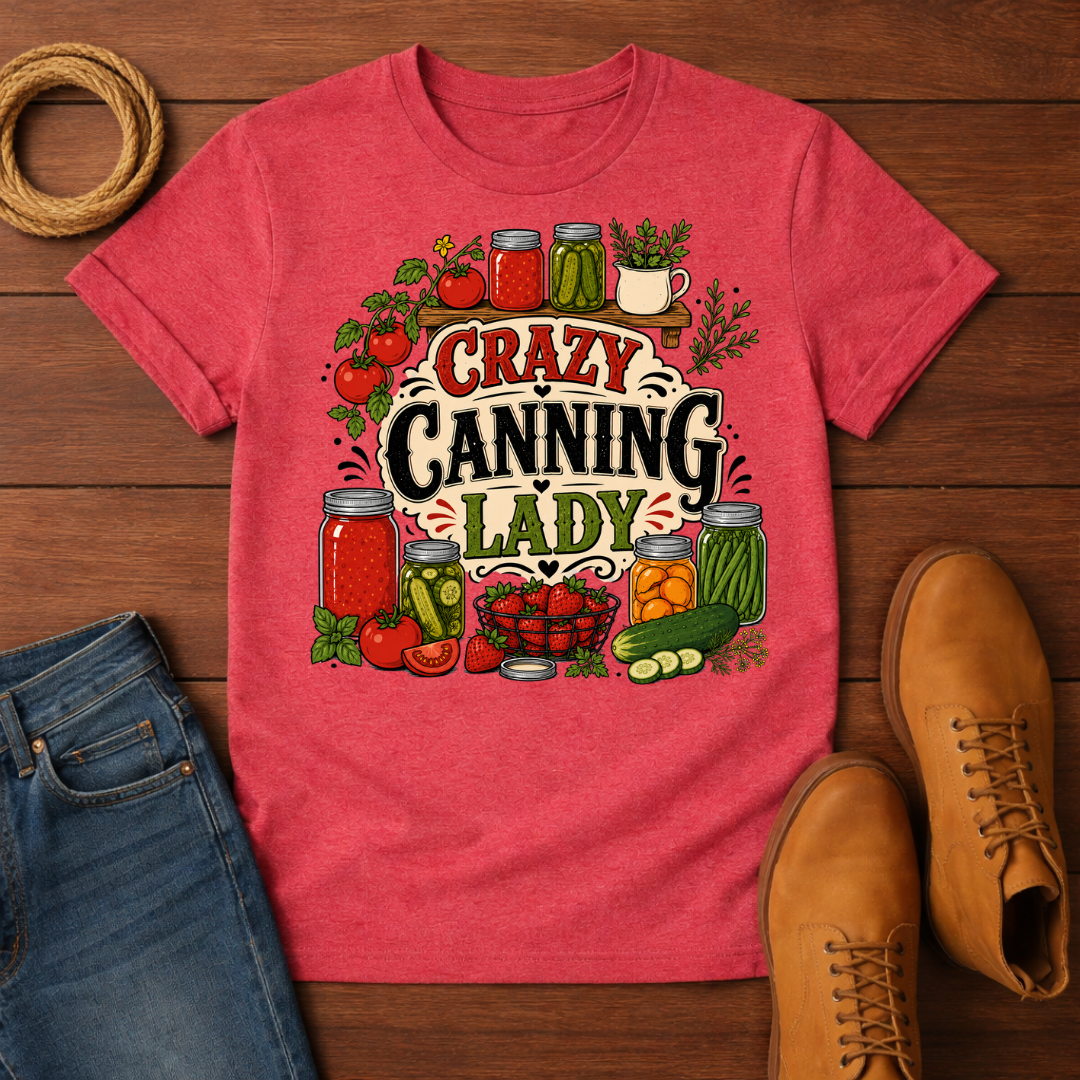 Crazy Canning Lady 4 T-Shirt