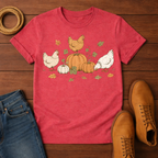 Chickens and Pumpkins T-Shirt