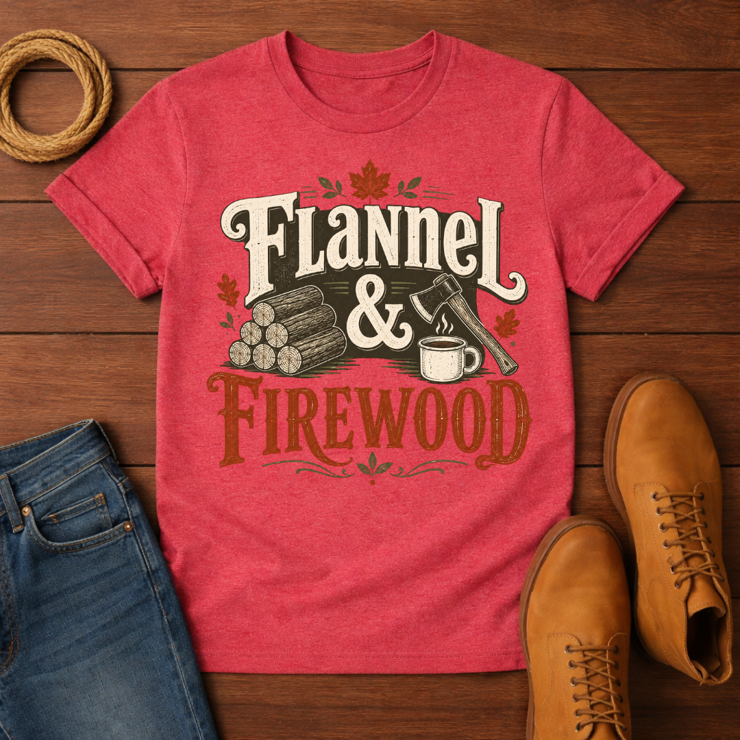 Flannel and Firewood T-Shirt