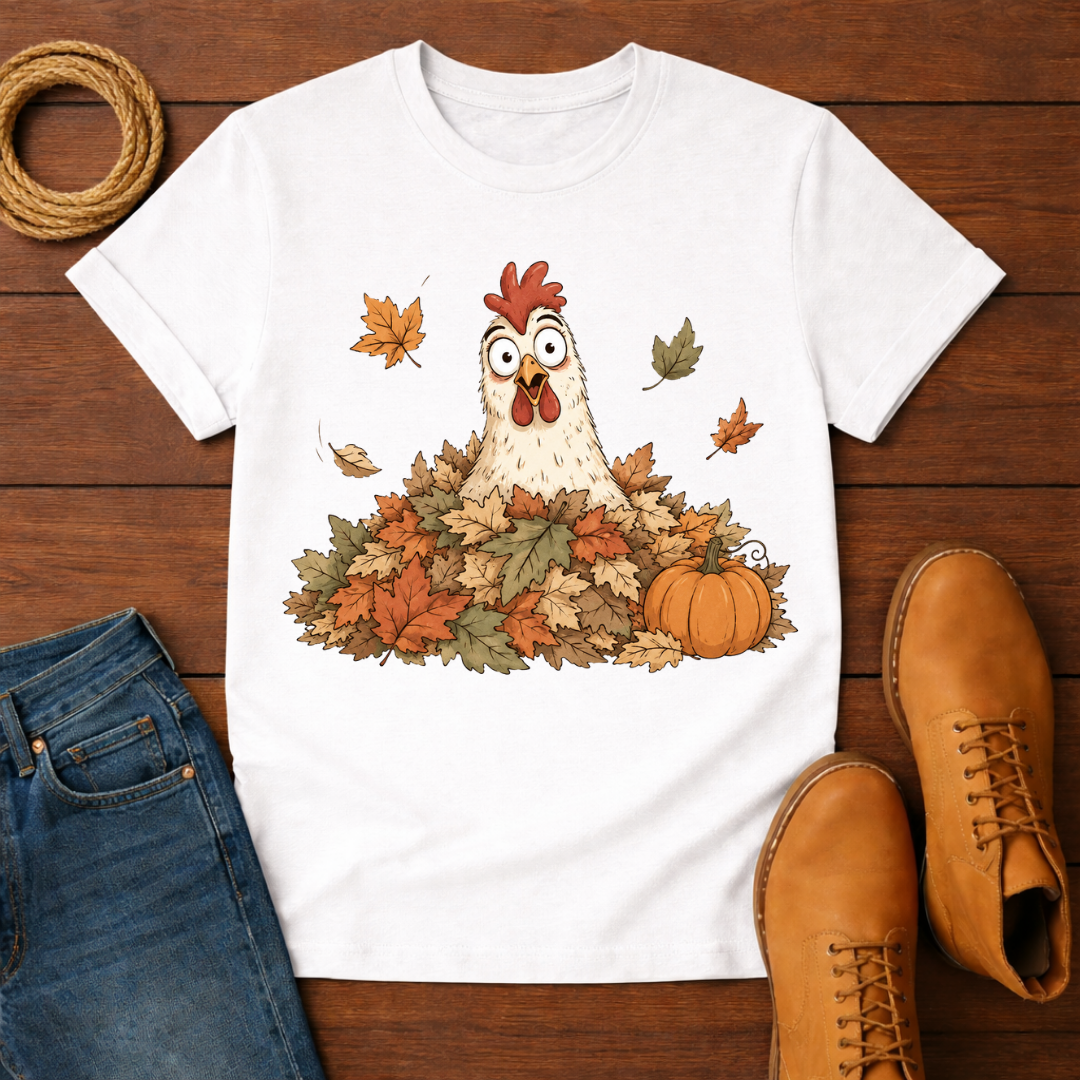 Chicken and Leaves T-Shirt