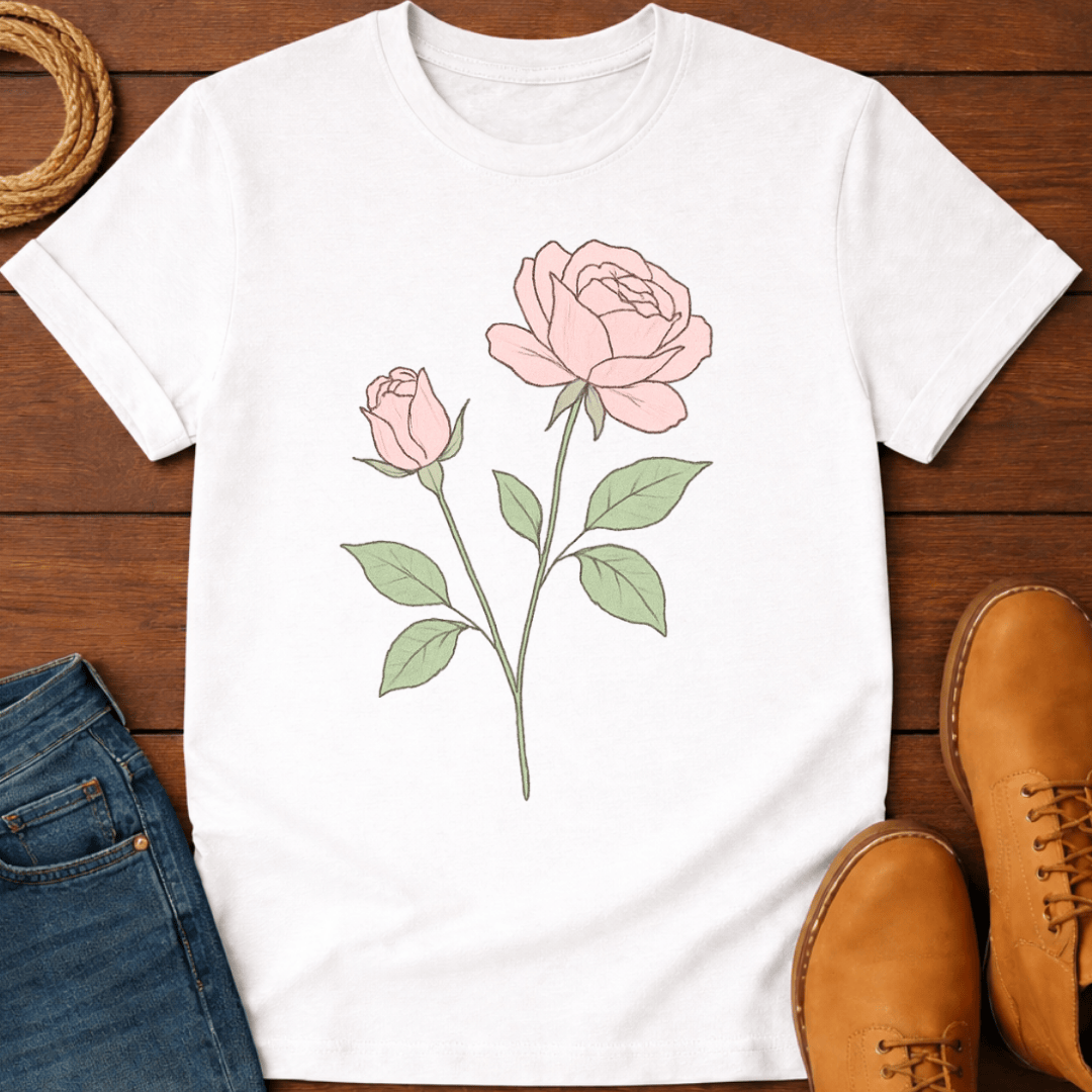 Two Flowers T-Shirt