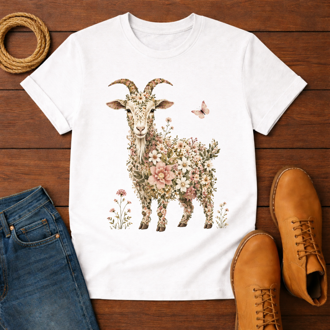 Rose Goat T-Shirt