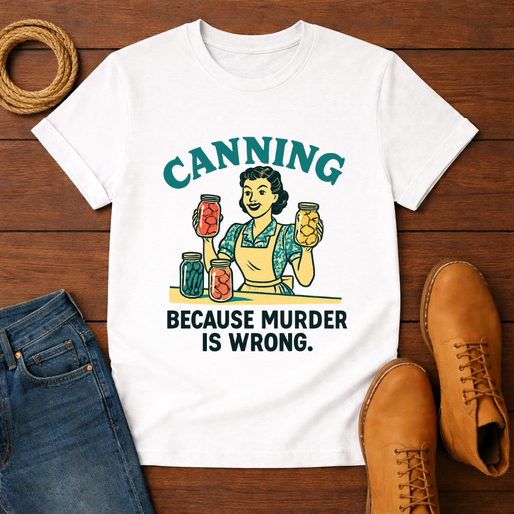 Canning Because Murder is Wrong