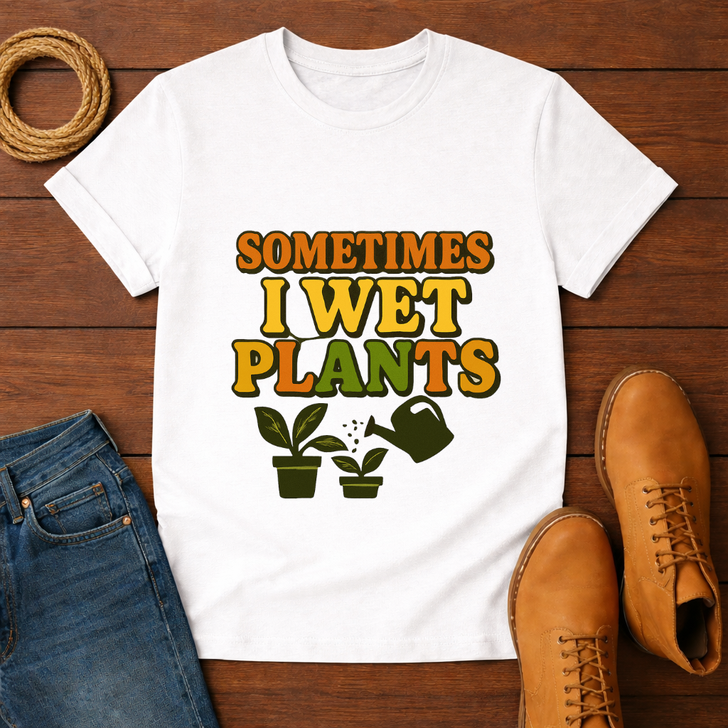 Sometimes I Wet My Plants T-shirt