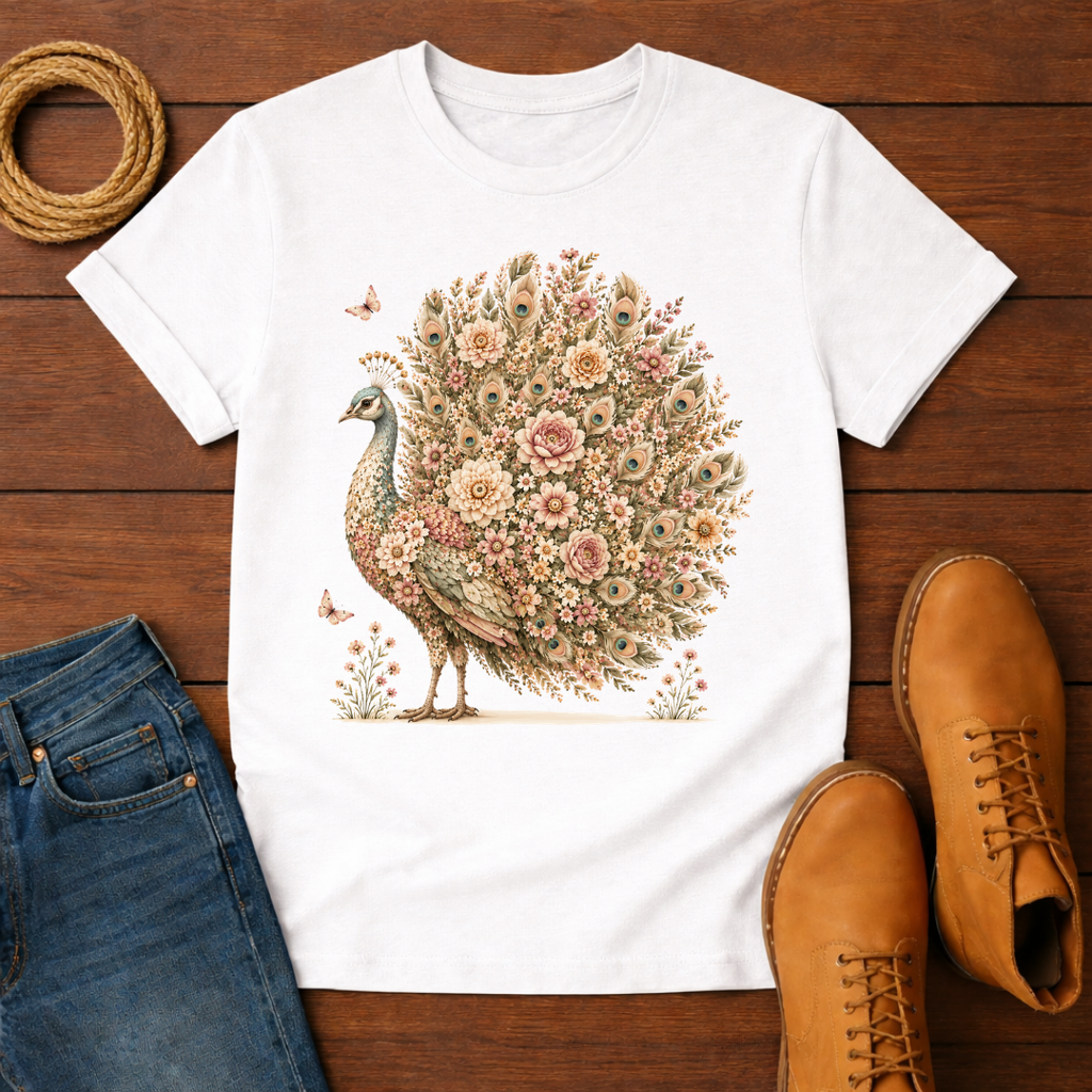 Rose Peacock T-Shirt
