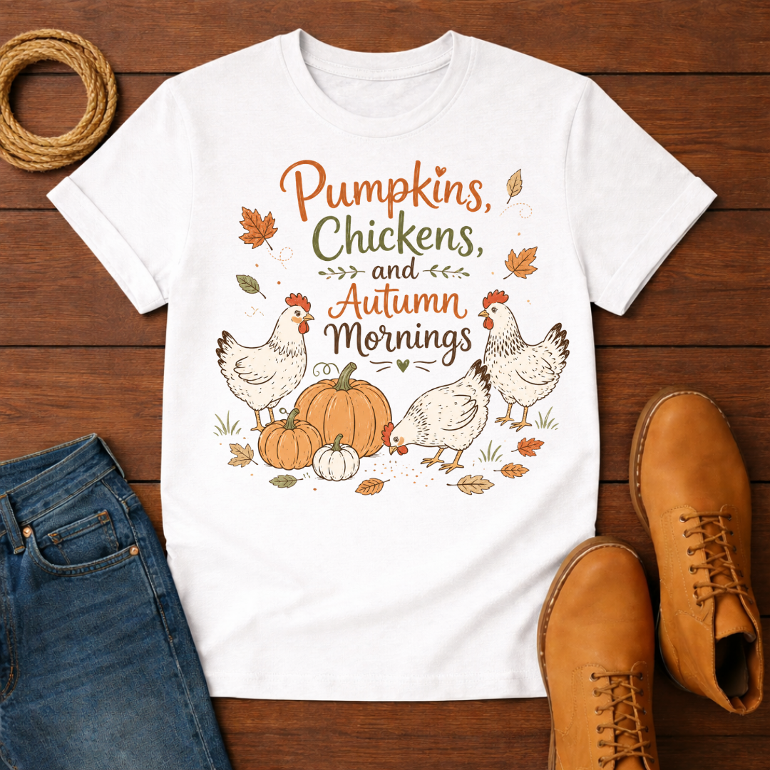 Chickens and Pumpkins T-Shirt
