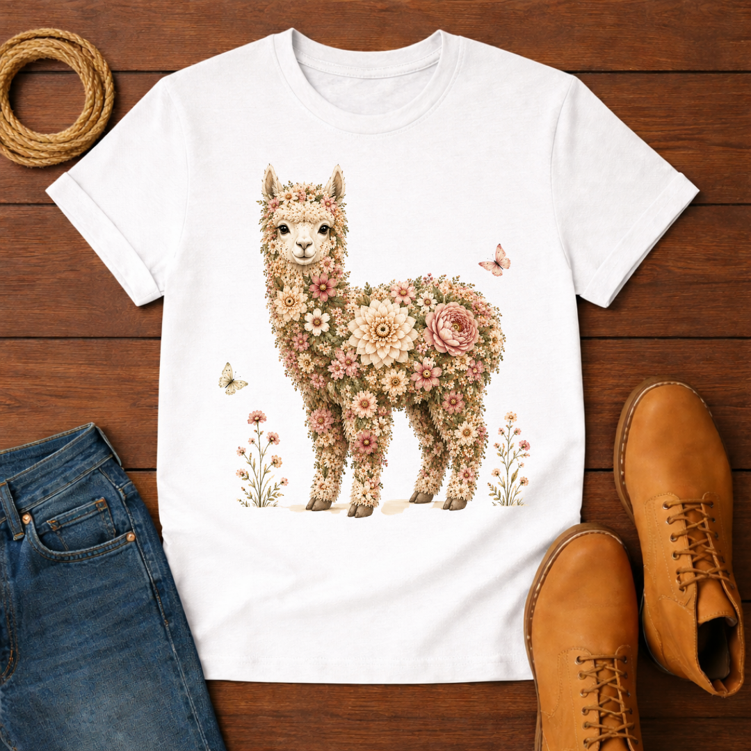Rose Alpaca T-Shirt