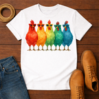 Rainbow Chickens T-shirt