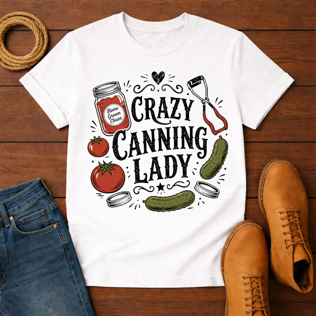 Crazy Canning Lady T-Shirt