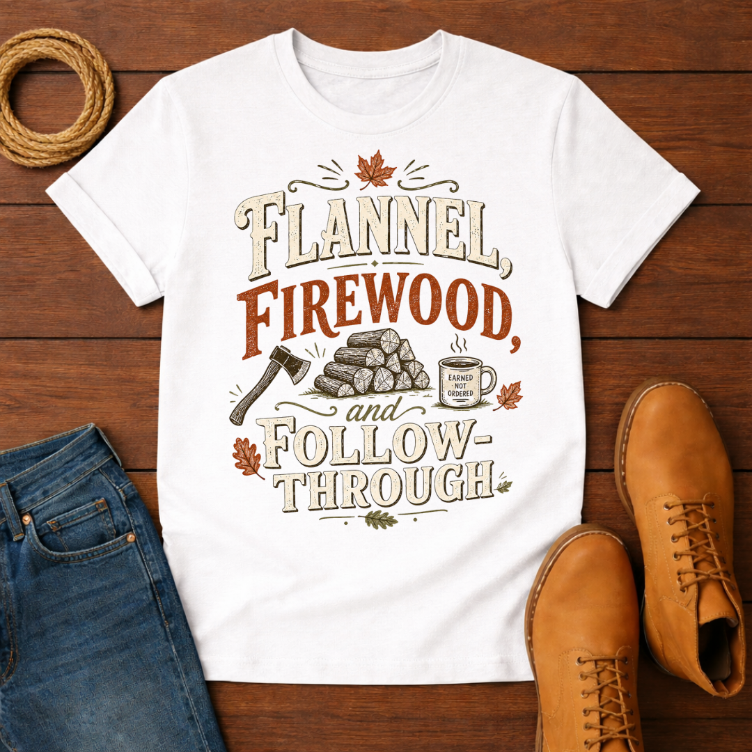 Flannel & Firewood T-Shirt