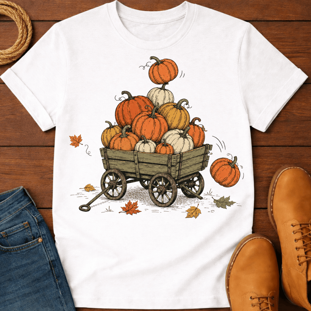 Pumpkin Cart T-Shirt