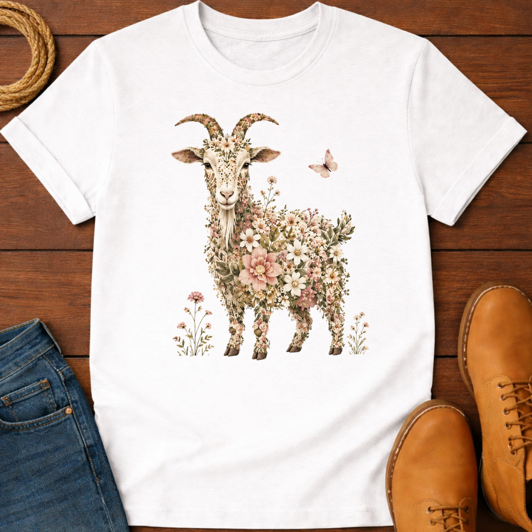 Rose Goat T-Shirt