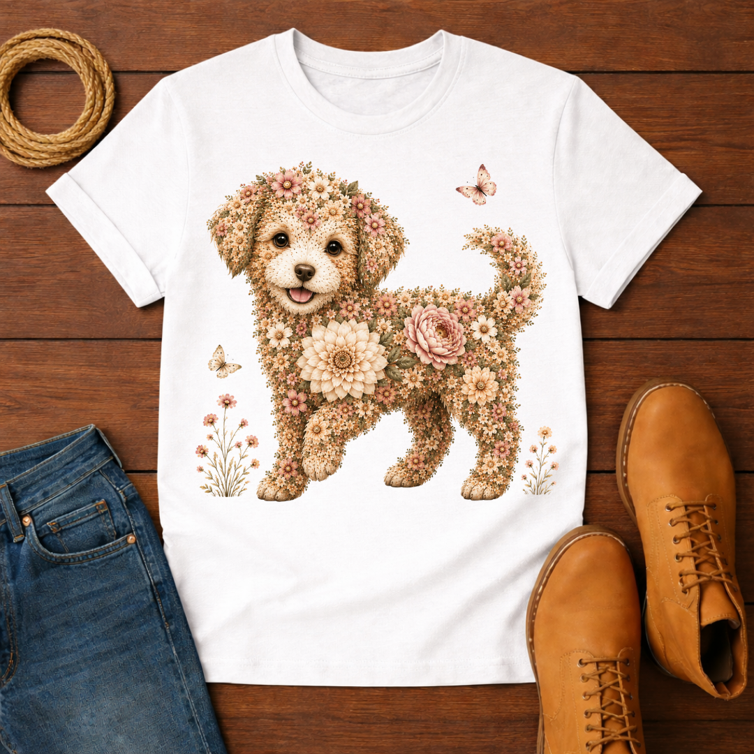 Rose Puppy T-Shirt
