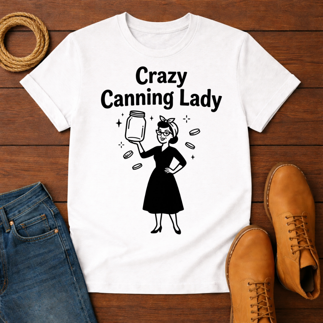 Crazy Canning Lady 3 T-Shirt