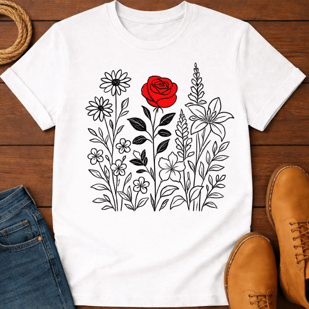 Red Rose T-Shirt