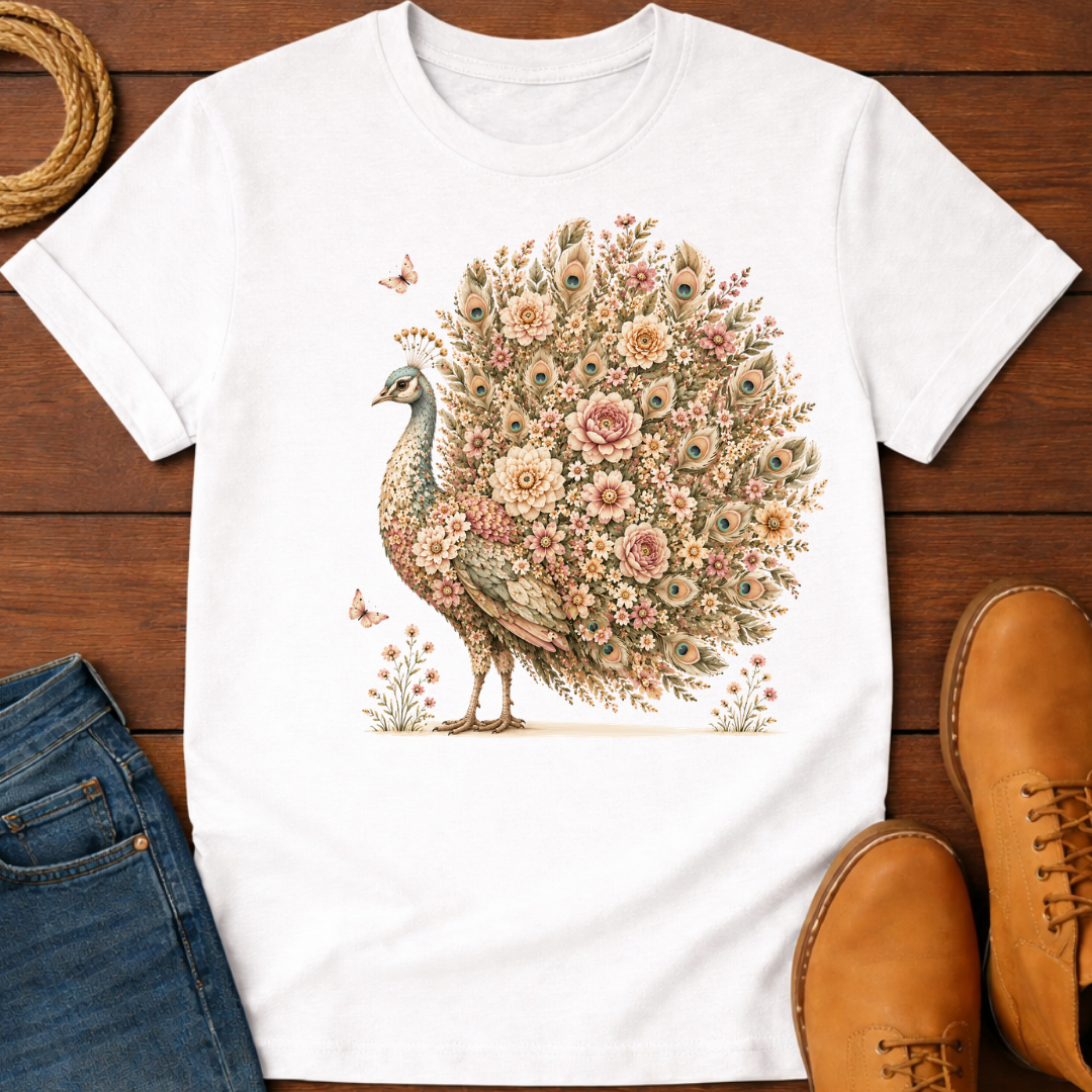 Rose Peacock T-Shirt