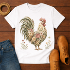 Rose Rooster T-Shirt