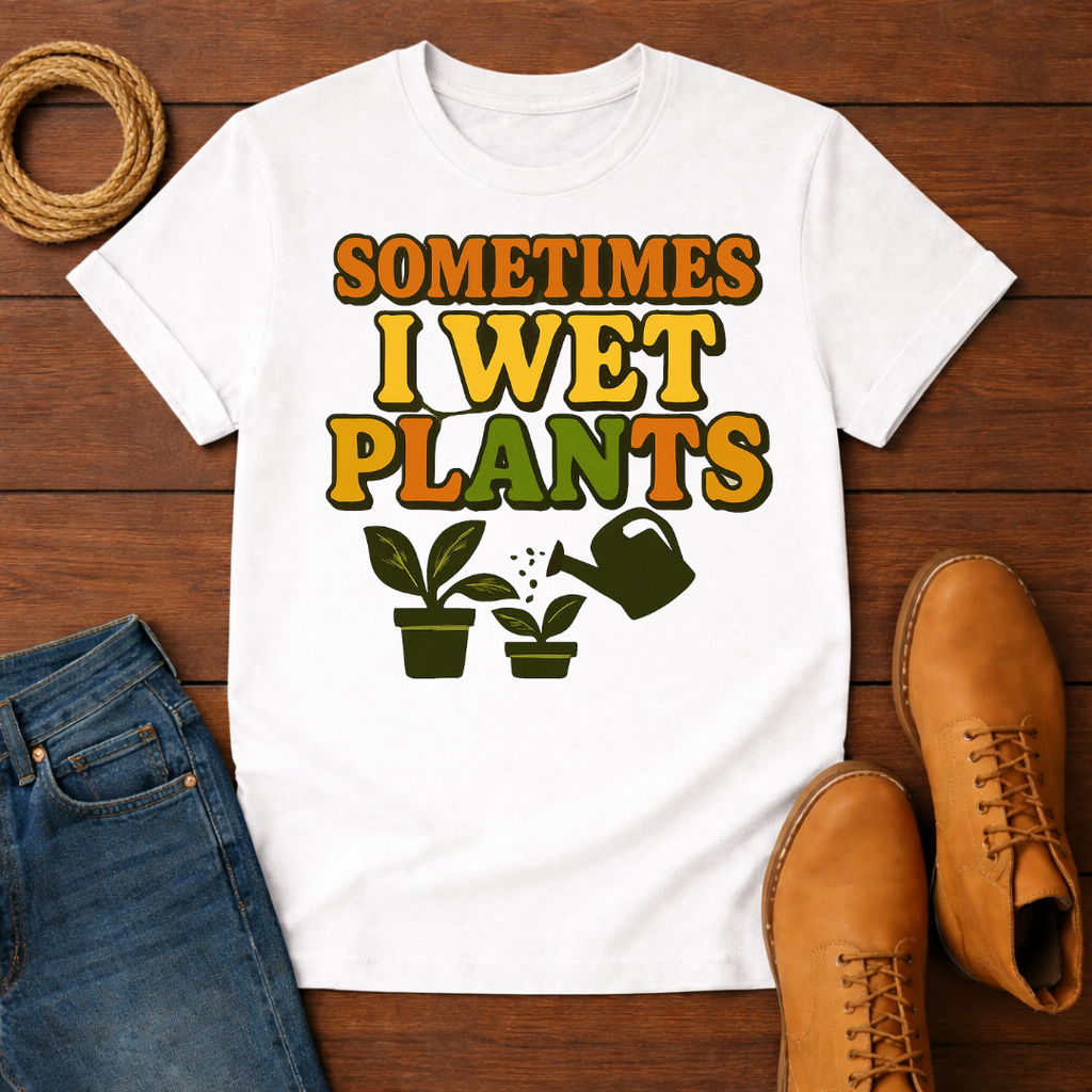 Sometimes I Wet My Plants T-shirt